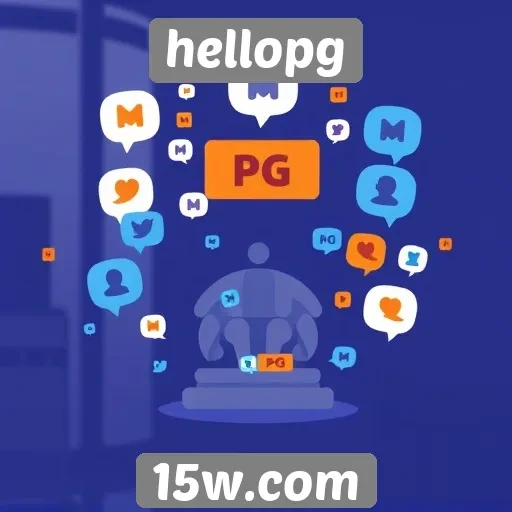 Integração de recursos sociais no site hellopg